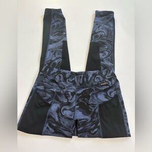 Kerrits Equestrian Riding Pants Blue Black *I believe size Large*